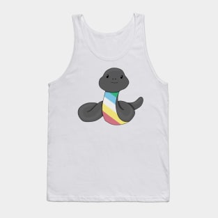 Disability pride flag snake Tank Top